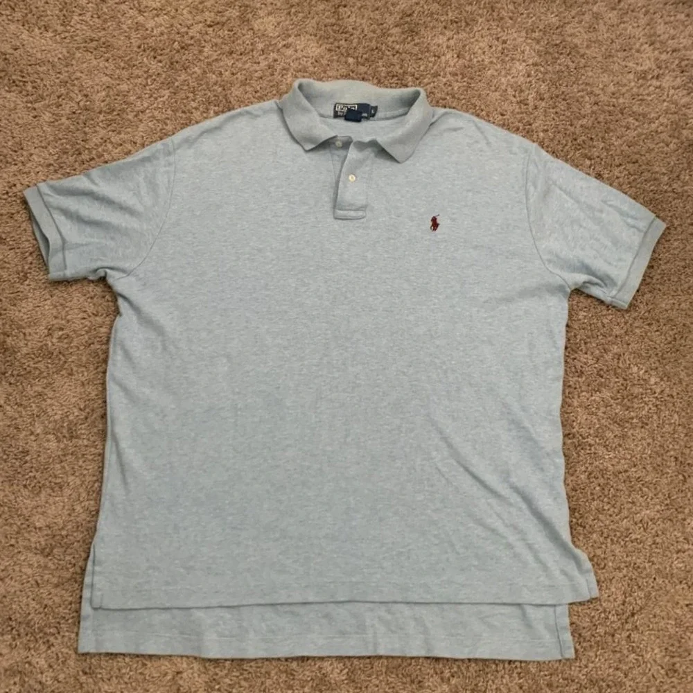 Light blue Polo Ralph Lauren polo shirt!